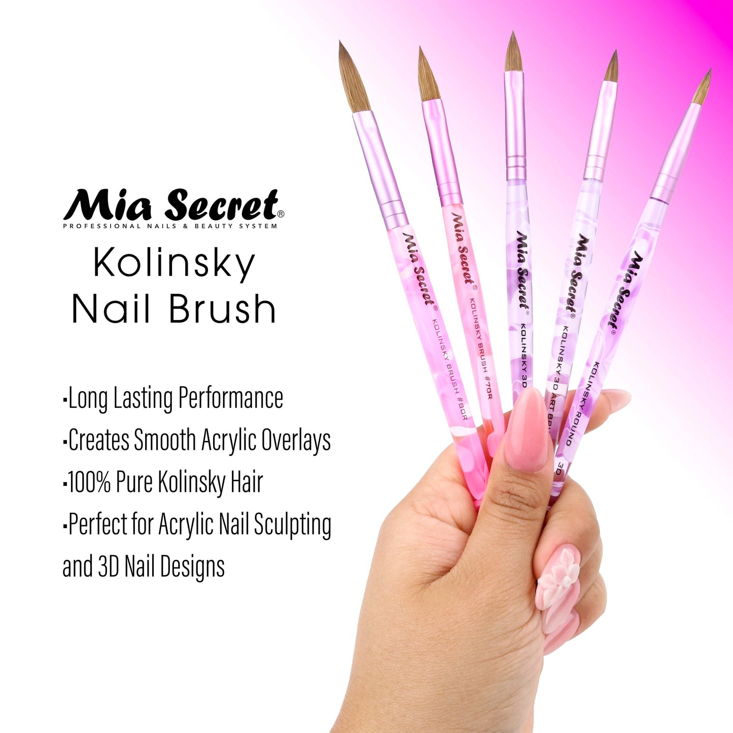 MIA SECRET KOLINSKY BRUSH MIA SECRET KOLINSKY BRUSH 10 OR /8OR