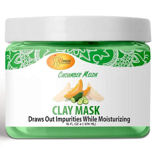 SCRUB PEDI CLAY CUCUMBER & MELON