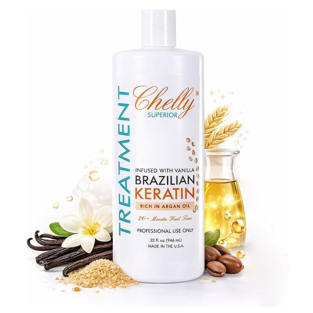 Chelly Superior Brazilian Keratin infused with vanilla 32 oz