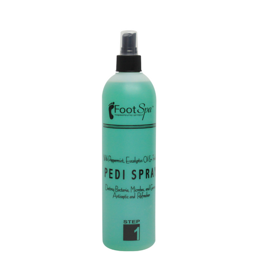 FOOT SPA PEDI SPRAY WITH PEPPERMINT & EUCALYPTUS OIL 32fl