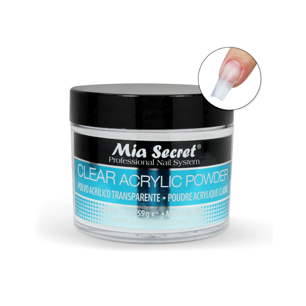 MIA SECRET CLEAR POWDER TRANSPARENTE 2oz