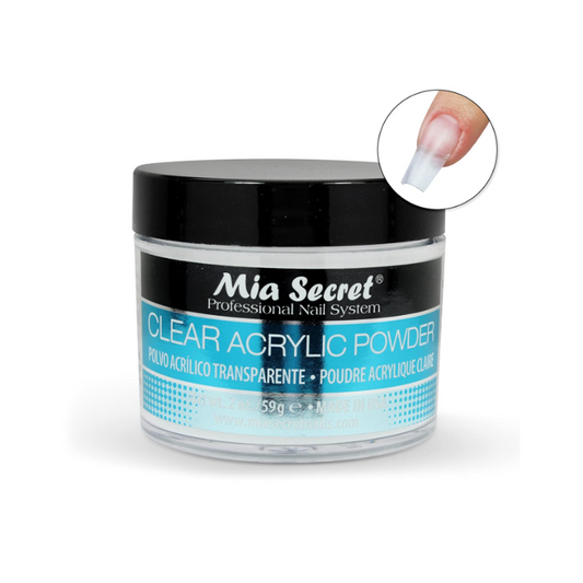 MIA SECRET CLEAR POWDER TRANSPARENTE 2oz