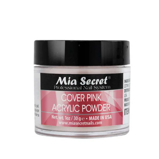 MIA SECRET COVER PINK ACRYLIC POWER 8oz