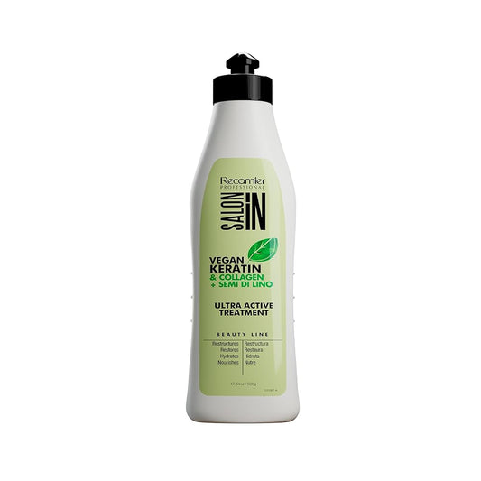 SALONIN VEGAN KERATIN & COLLAGEN LEAVE ON TREATMENT 17.6OZ