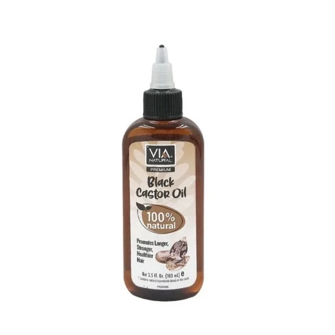 Via Natural Black Castor Oil 103ml