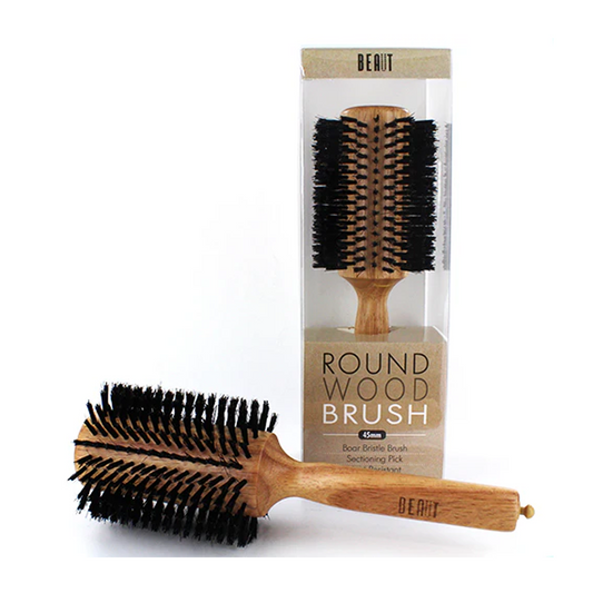 BEAUT ROUND WOOD BRUSH 45 MM