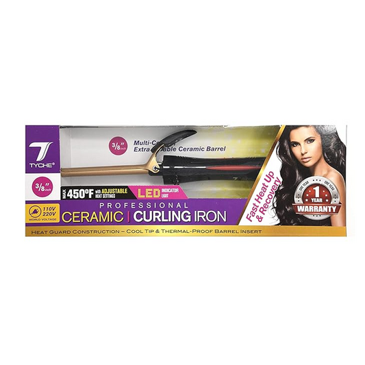 J2 PROFESSIONAL CERAMIC CURLING IRON 3/8 INCH